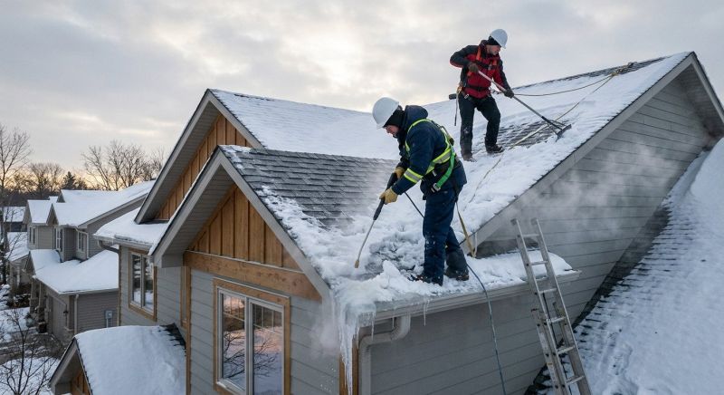 Roof Ice Dam Removal in Tacoma, WA
