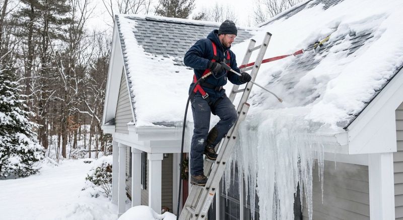 Roof Ice Dam Removal in Seattle, WA