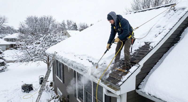 Roof Ice Dam Removal in Seattle, WA